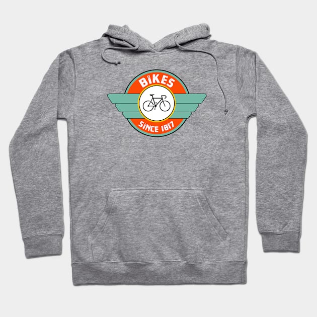 Bikes, Since 1817 Hoodie by esskay1000